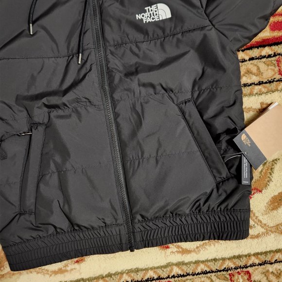 North Face Highrail Puffer Jacket Coat Black - Picture 9 of 9